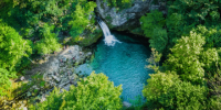 The Blue Eye of Theth & Grunas Waterfall